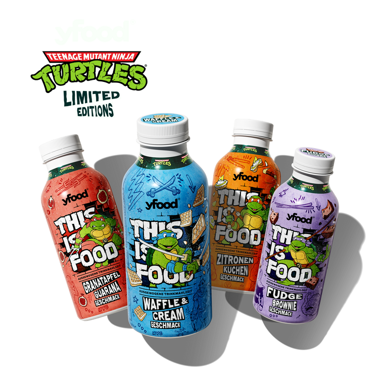 yfood × Ninja Turtles Limited Editions
